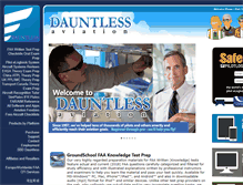 Tablet Screenshot of dauntless-soft.com